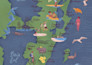 create an unique illustrated map